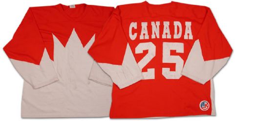 1972 Canada –Russia Series Guy Lapointe’s Game Worn Reunion Jersey