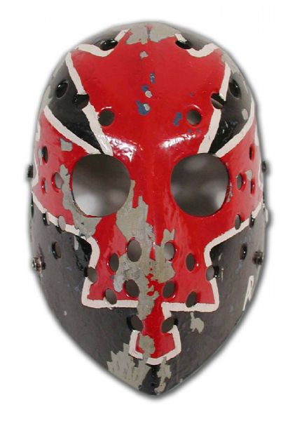 1970’s Jacques Plante Fibrosport O Canada Painted Mask