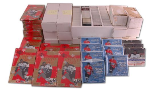 Huge Collection of German Hockey League Cards with Lots of Stars