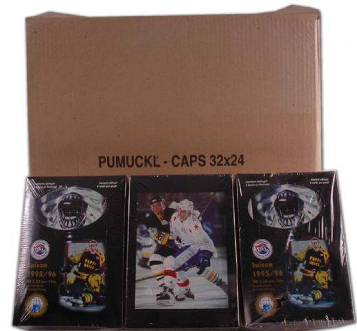 1996 Germany Hockey League wax boxes case (32 boxes)