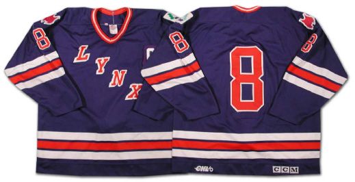 Defunct QMJHL St-Jean Lynx Game Worn Jersey
