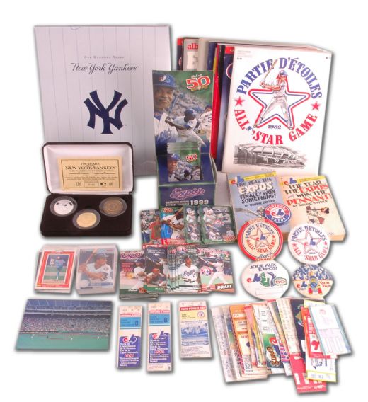 Miscellaneous Baseball Publication, Ticket & Collectibles Collection