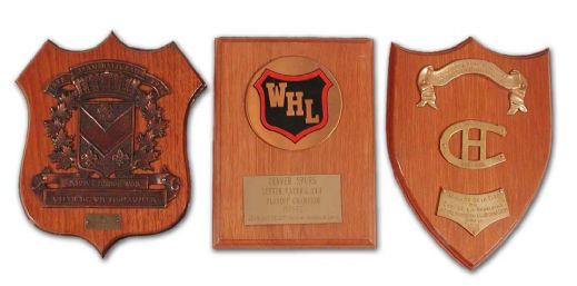 Jean-Guy Talbot Plaque Collection of 3