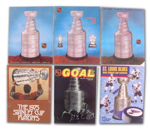 NHL Playoff Program/Guide Collection of 6
