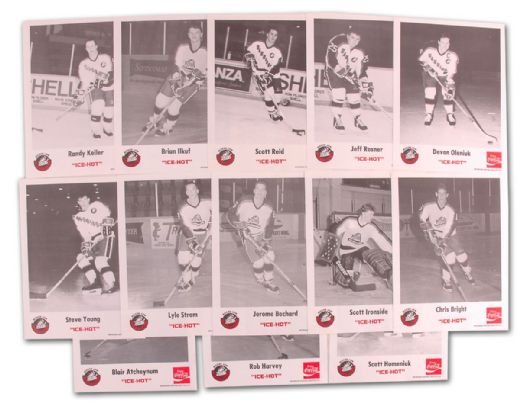 1980s Moose Jaw Warriors Photo Collection of 13