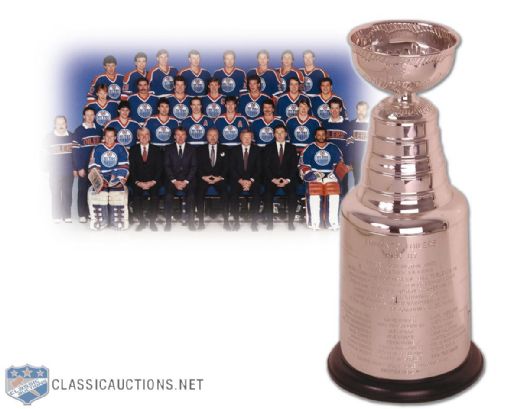 1986-87 Edmonton Oilers Stanley Cup Championship Trophy