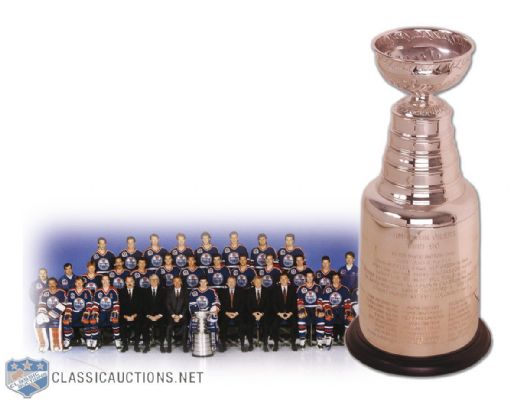 1989-90 Edmonton Oilers Stanley Cup Championship Trophy