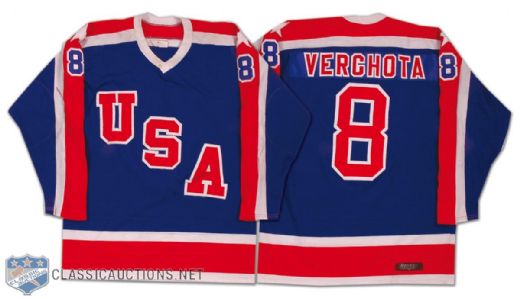 1983 Team USA Phil Verchota Game Worn Jersey