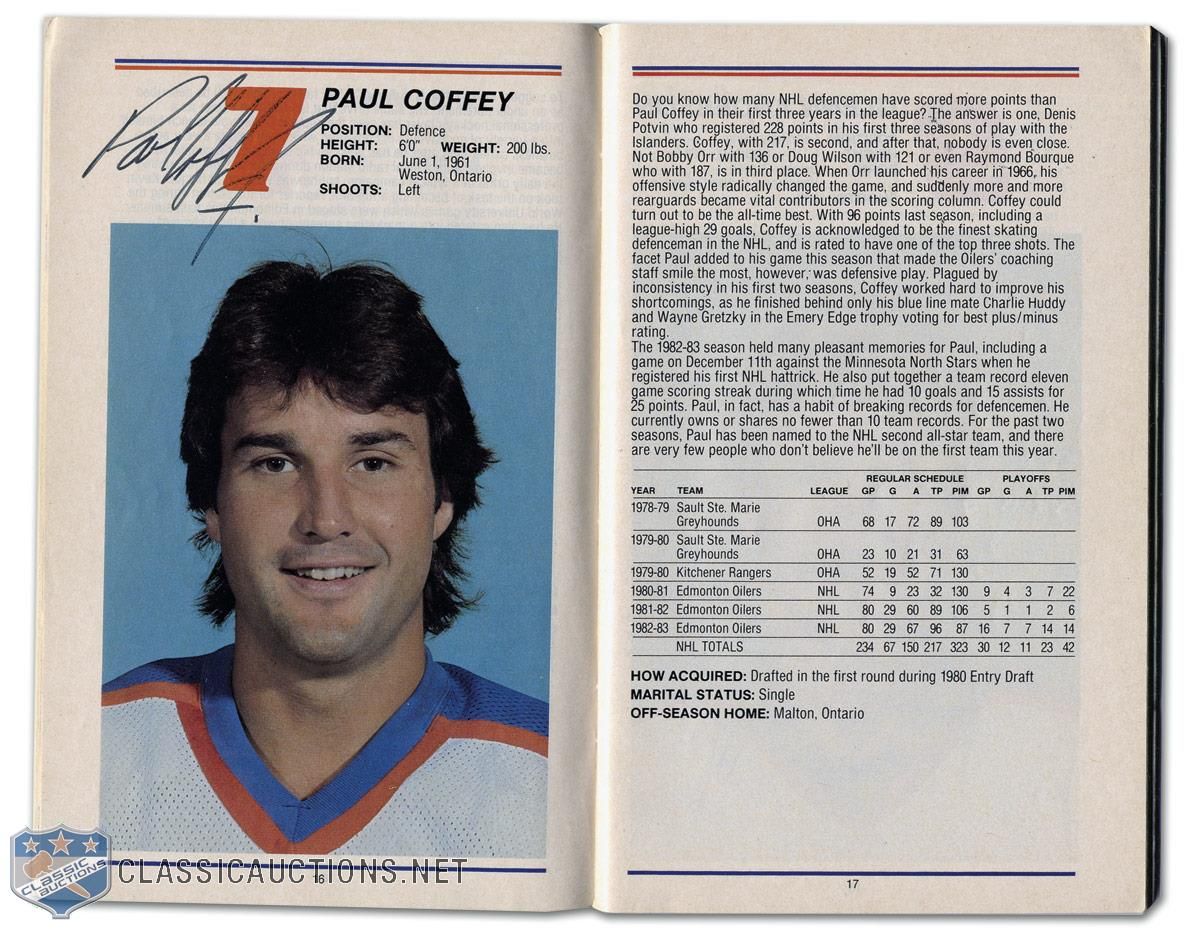 EDMONTON OILERS 1980 - 81 MEDIA GUIDE WAYNE GRETZKY