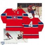 Jean Beliveau Circa-1969 Montreal Canadiens Game Worn Sweater