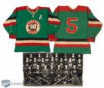 1950s Quebec Aces Game Worn Wool Sweater
