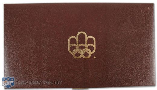 Jean Beliveau’s Personal 1976 Montreal Olympic Games Silver Coin Set