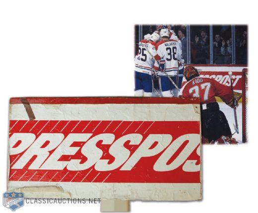 Section of Boards from the Montreal Forum