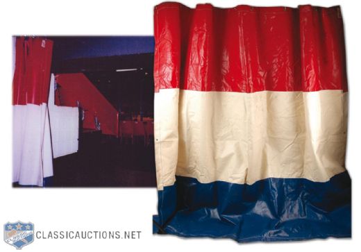 Montreal Forum Red, White & Blue Curtains