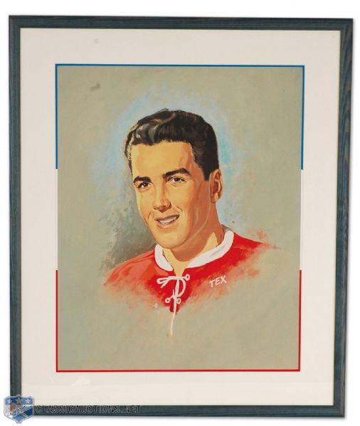 Superb Tex Coulter Painting of Henri Richard
