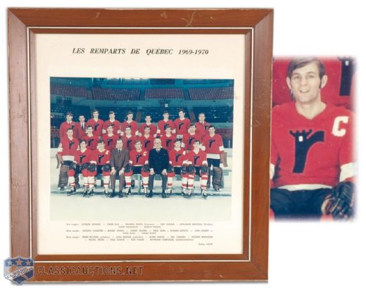 Guy Lafleur’s 1969-70 Quebec Remparts Official Team Photo