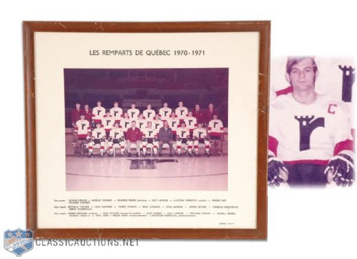 Guy Lafleur’s 1970-71 Quebec Remparts Official Team Photo