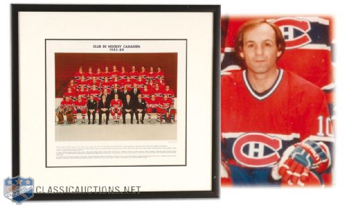 Guy Lafleur’s 1983-84 Montreal Canadiens Official Team Photo
