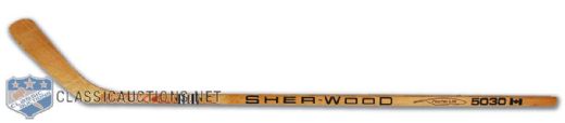 Guy Lafleur Autographed Sher-Wood Game Stick