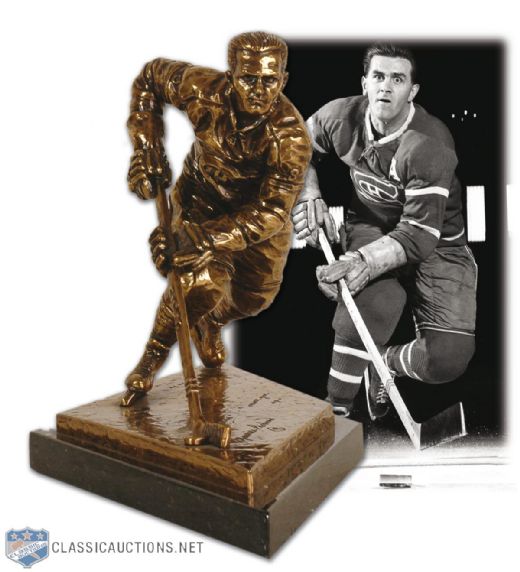 Limited Edition Maurice Richard “Never Give Up” Bronze Statue