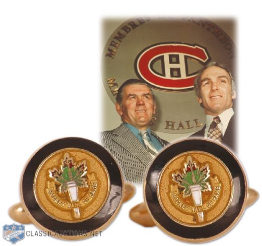 Maurice Richard’s Hockey Hall of Fame Gold Cuff Links