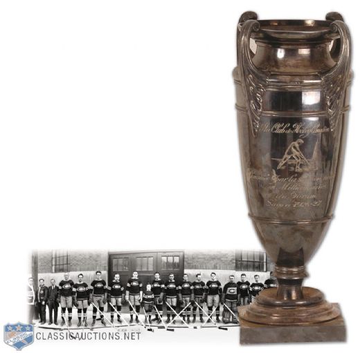 1926-27 Montreal Canadiens Trophy from the Forums Millionaires Section