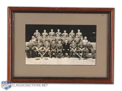 1948-49 Montreal Canadiens Framed Team Photo