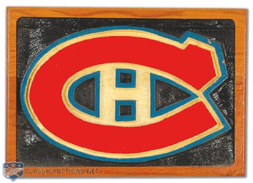 Montreal Canadiens Wooden Sign from the Forum