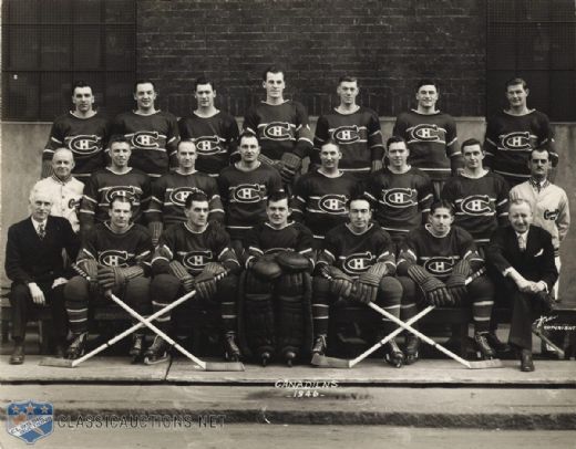 1945-46 Montreal Canadiens Team Photo