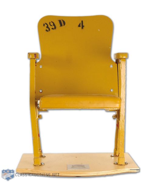 Original Seat from Maple Leaf Gardens