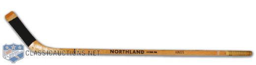 Circa Late-1960s Stan Mikita Game Used Northland Stick