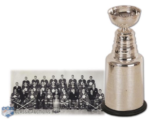 Bobby Baun’s 1961-62 Toronto Maple Leafs Stanley Cup Championship Trophy