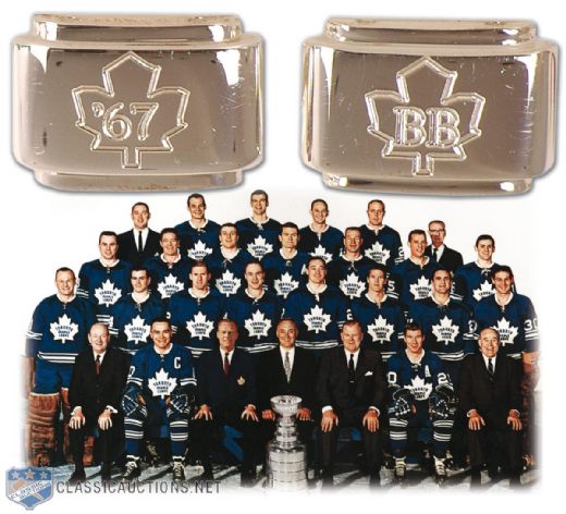 Bobby Baun’s 1967 Commemorative Toronto Maple Leafs Cuff Links