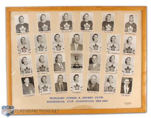 1950s Toronto Marlboros Framed Team Photo Collection of 2