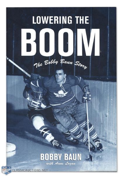 Collection of 24 “Lowering The Boom” Books Signed by Bobby Baun