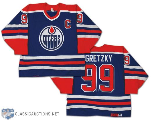 1980s Wayne Gretzky Edmonton Oilers Jersey