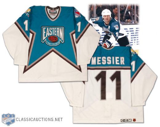 Mark Messier Autographed Game Worn 1997 NHL All-Star Game Jersey