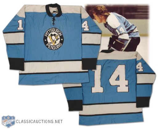 René Robert’s 1971-72 Pittsburgh Penguins Game Worn Rookie Jersey