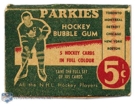1951-52 Parkhurst Hockey Card Wrapper