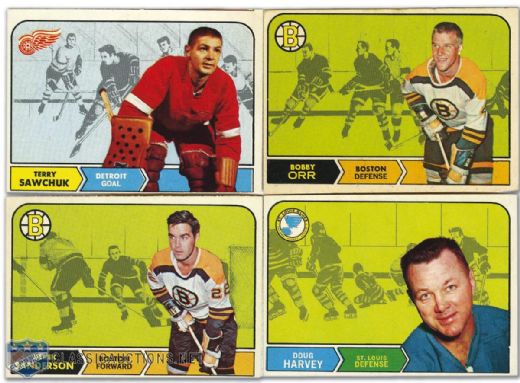 1968-69 O-Pee-Chee Complete Set with Graded Stars