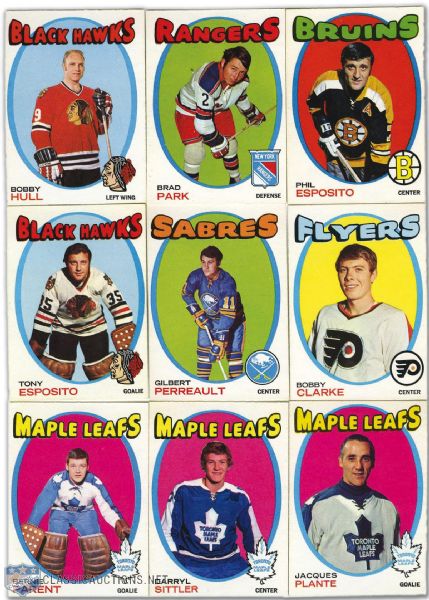 1971-72 O-Pee-Chee Complete Set with Graded Stars & Checklists