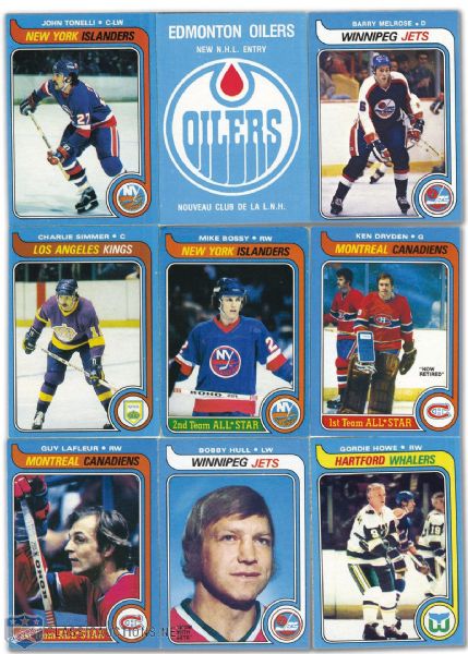 1979-80 O-Pee-Chee Complete Set with PSA-6 Gretzky RC