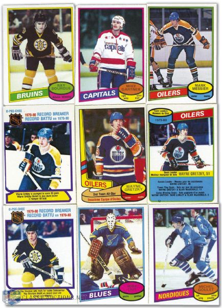 1980-81 O-Pee-Chee Complete Set with PSA 7 Gretzky