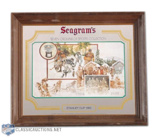Seagram’s 1905 Stanley Cup Commemorative Mirror