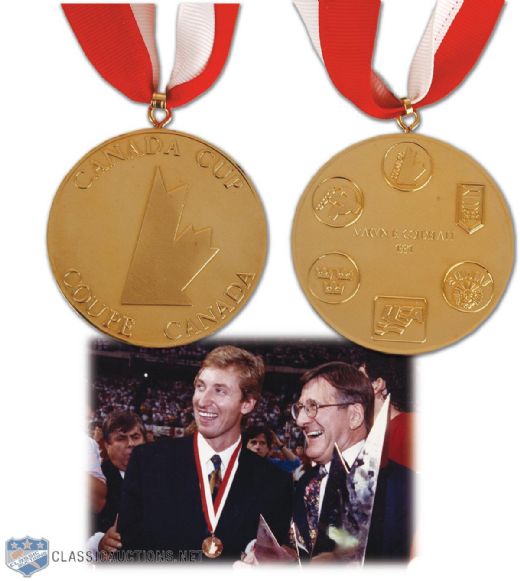 1991 Canada Cup Gold Medal Presented to Marvin Goldblatt