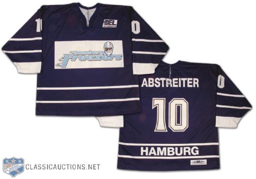 2002-2003 Peter Abstreiter DEL Hamburg Freezers Game Worn Jersey      