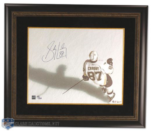 Sidney Crosby Limited Edition Autographed Canvas