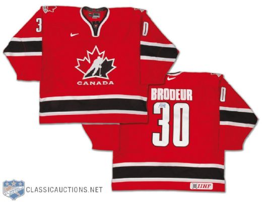 Martin Brodeur Autographed Team Canada Pro Jersey