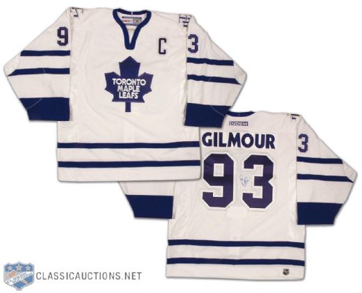 Doug Gilmour Autographed Toronto Maple Leafs Pro Jersey