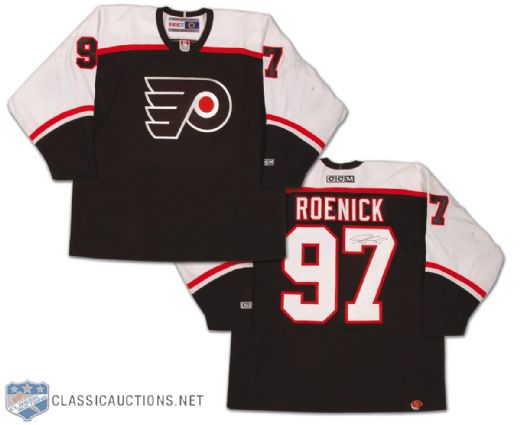 Jeremy Roenick Autographed Philadelphia Flyers Replica Jersey